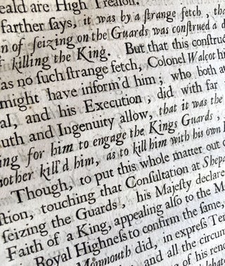 A TRUE ACCOUNT AND DECLARATION OF THE HORRID CONSPIRACY AGAINST THE LATE KING, HIS PRESENT MAJESTY, AND THE GOVERNMENT