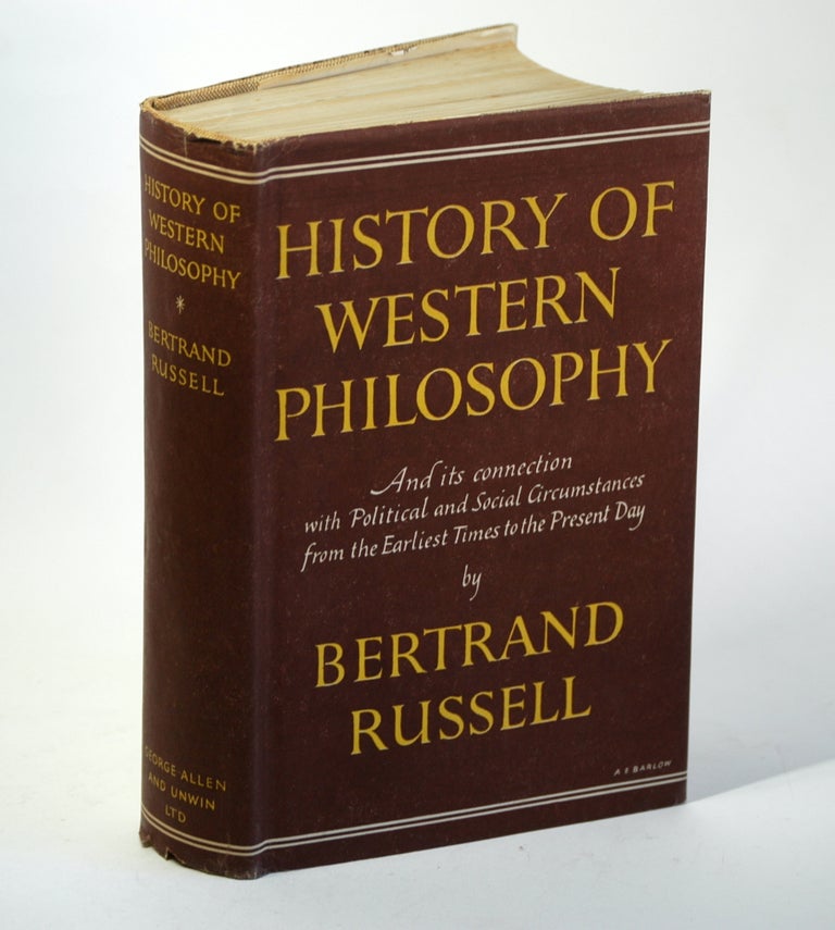 Item #1192 HISTORY OF WESTERN PHILOSOPHY. Bertrand Russell.