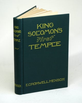 KING SOLOMON'S 'FIRST' TEMPLE