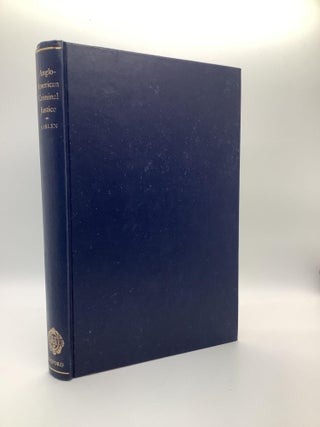 Item #1550 ANGLO-AMERICAN CRIMINAL JUSTICE. Delmar Karlen