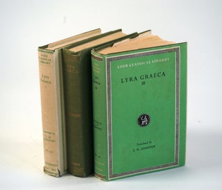 Item #160 LYRA GRAECA (3 VOLUME SET) [Loeb Classical Library]. J. M. ed Edmonds
