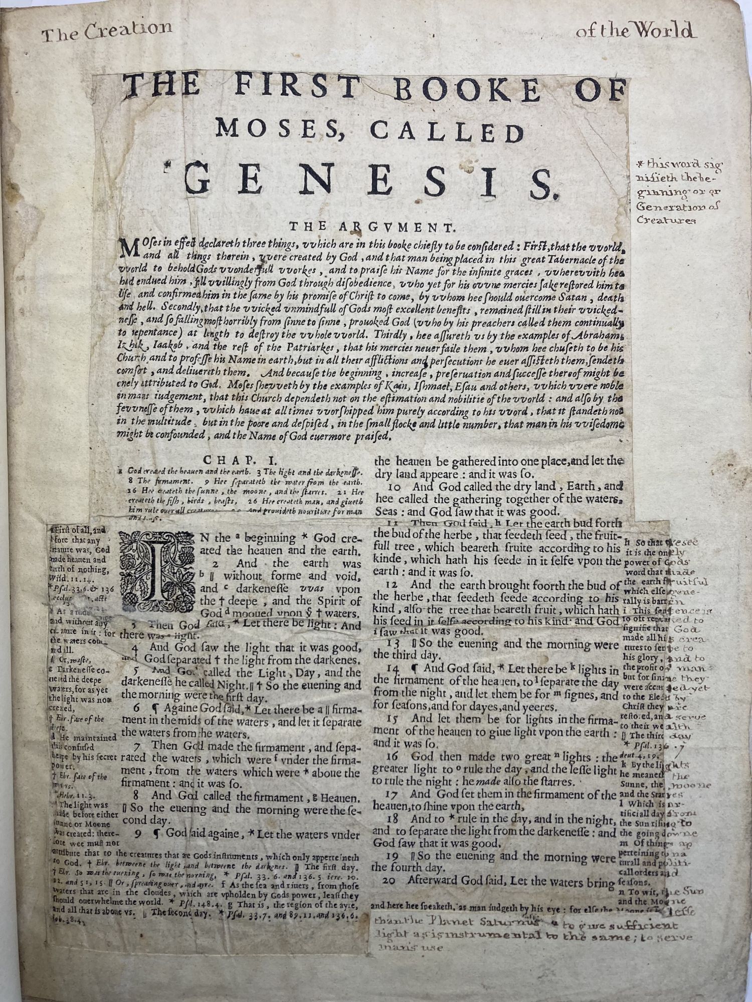 1633 GENEVA QUARTO BIBLE THE BIBLE, That Is, The Holy Scriptures ...