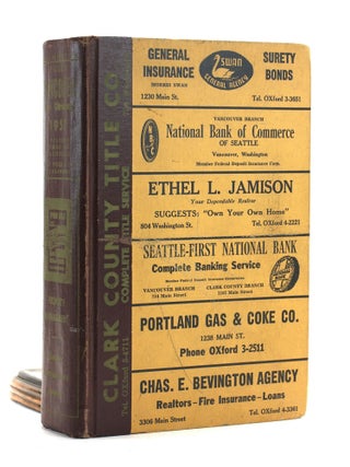 Item #1646 POLK'S VANCOUVER (CLARK COUNTY, WASH.) CITY DIRECTORY, 1957 (**WILLIE NELSON...