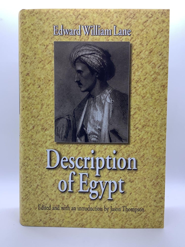 Item #1981 Description of Egypt: Notes and Views in Egypt and Nubia. Edward William Lane.
