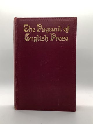 Item #2035 THE PAGEANT OF ENGLISH PROSE. R. M. Leonard