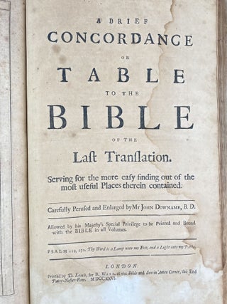 [BASKETT FOLIO KJV] THE HOLY BIBLE, Containing the Old and New Testaments, Newly Translated out of the Original Tongues, etc., bound with: THE BOOK OF COMMON PRAYER