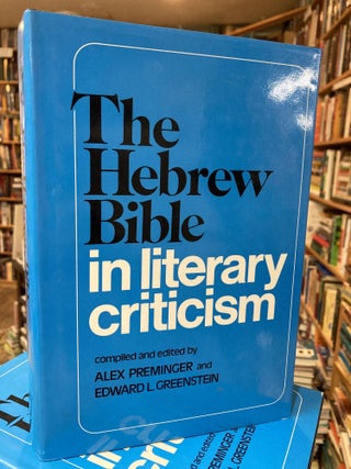 Item #2096 The Hebrew Bible in Literary Criticism (Library of Literary Criticism