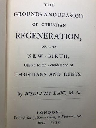 WORKS OF THE REVEREND WILLIAM LAW, Volume V