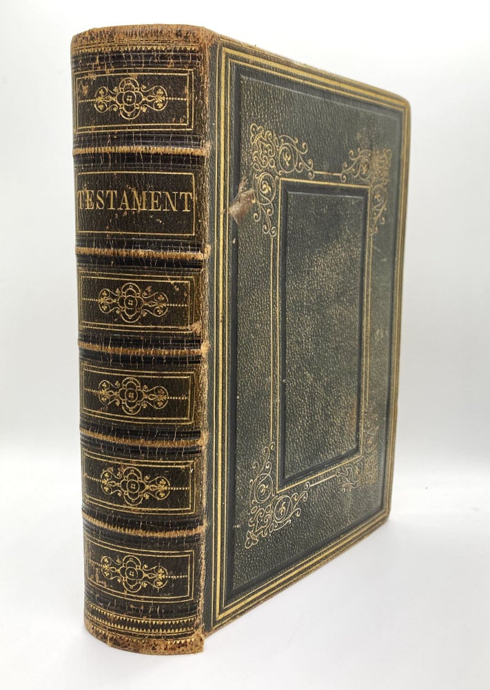 Item #2133 THE NEW TESTAMENT OF OUR LORD AND SAVIOUR JESUS CHRIST [Great Primer Royal 8vo]. King James / Authorized Version.