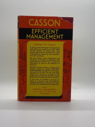 Item #2182 EFFICIENT MANAGEMENT. Herbert N. Casson