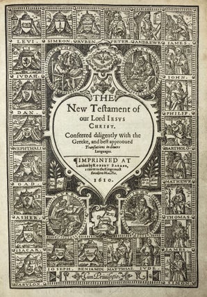 [1608 QUARTO GENEVA BIBLE / ZAEHNSDORF BINDING] THE BIBLE: Translated according to the Ebrew and Greeke, and Conferred with the Best Translations in Diuers Languages