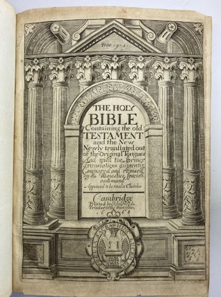 [1668 FIELD PREACHING BIBLE] THE HOLY BIBLE Containing the Old Testament and the New