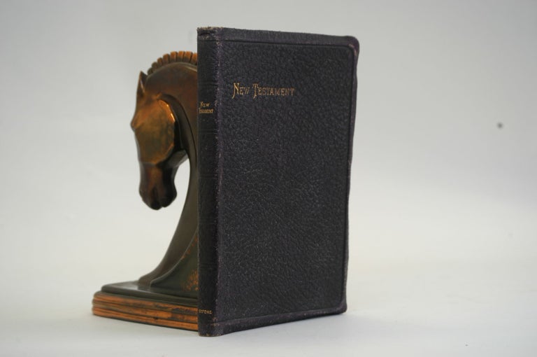 Item #2360 [LONG PRIMER CALFSKIN] THE NEW TESTAMENT of Our Lord and Saviour Jesus Christ. Authorized King James Version / KJV.