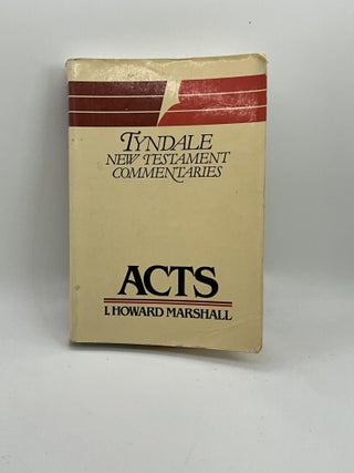 Item #2486 Acts of the Apostles : An Introduction and Commentary. Tyndale Nt Commentar