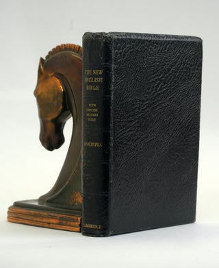 Item #2640 [Antique French Morocco NEB] THE NEW ENGLISH BIBLE, with the Apocrypha. NEB, New...