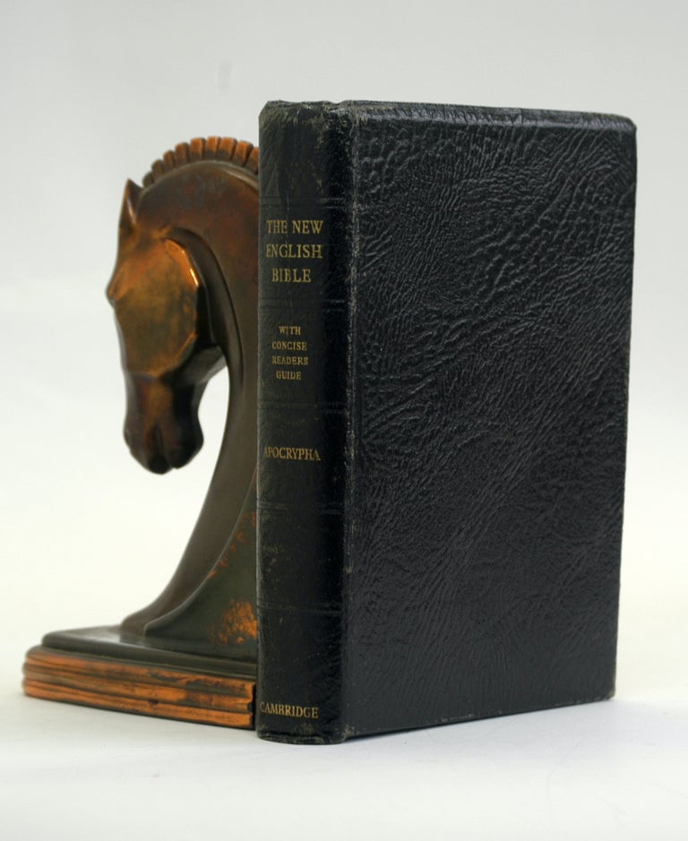 Item #2640 [Antique French Morocco NEB] THE NEW ENGLISH BIBLE, with the Apocrypha. NEB, New English Bible.