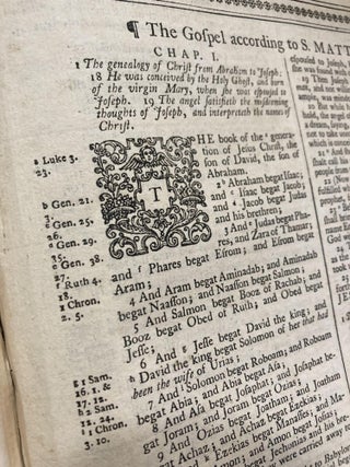 [1763 Mark Baskett Quarto] THE HOLY BIBLE, Containing the Old and New Testaments: and with the Former Translations Diligently Compared and Revised, by His Majesty's Special Command. Appointed to be Read in Churches