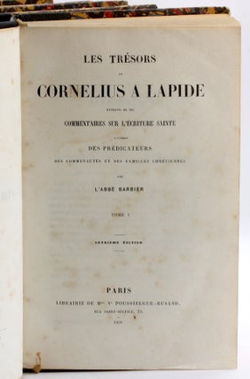 LES TRESORS DE CORNELIUS A LAPIDE (4 Volume Set)