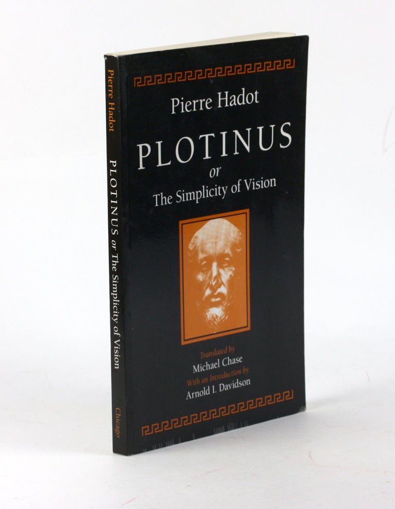Item #3351 PLOTINUS: The Simplicity of Vision. Pierre Hadot, trans Michael Chase.