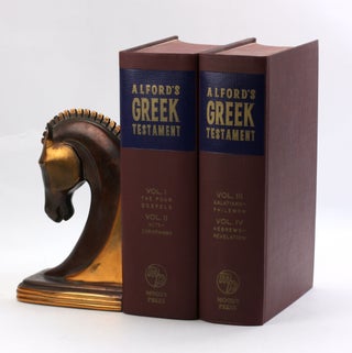 Item #3479 [ALFORD'S] Greek Testament (4 Volumes in 2). Henry Alford, Everett Harrison revision
