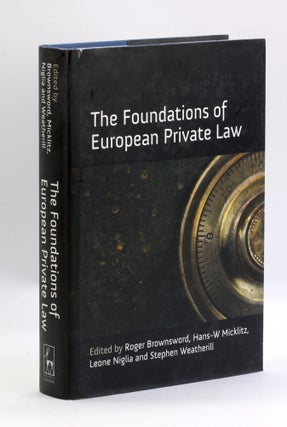 Item #3500 The Foundations of European Private Law