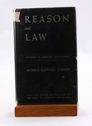 Item #3616 REASON AND LAW. Morris Raphael Cohen