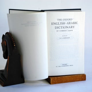 Item #372 THE OXFORD ENGLISH-ARABIC DICTIONARY. N. S. ed Doniach