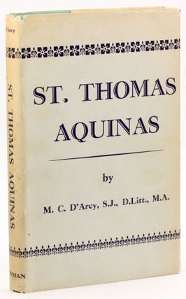 Item #4011 ST. THOMAS AQUINAS. M. C. D'Arcy