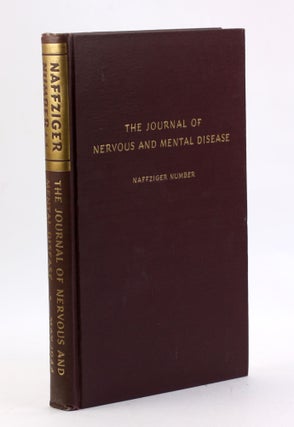 Item #4021 THE JOURNAL OF NERVOUS AND MENTAL DISEASE: Special Number dedicated to Howard C....