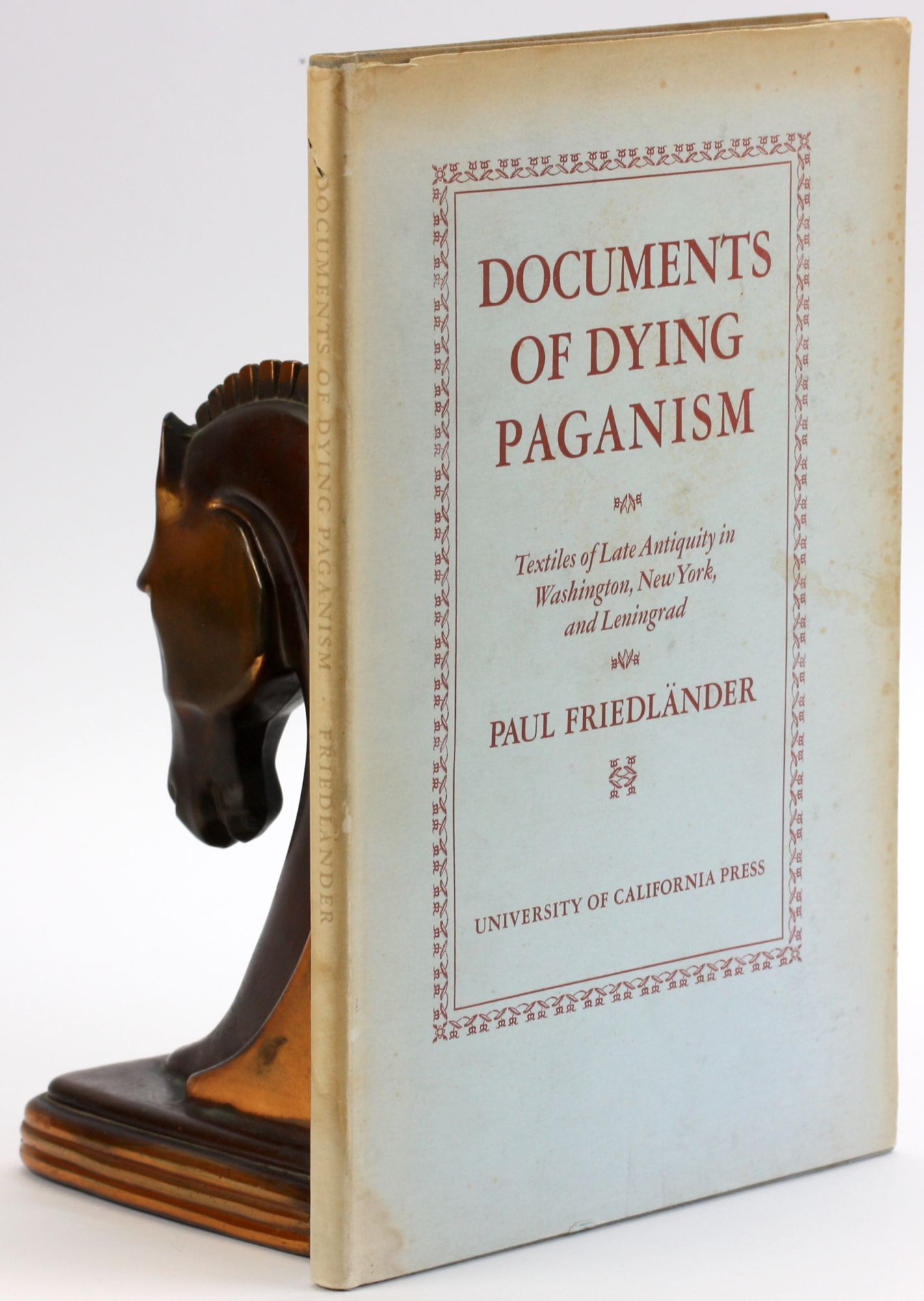 DOCUMENTS OF DYING PAGANISM: Textiles of Late Antiquity in Washington ...