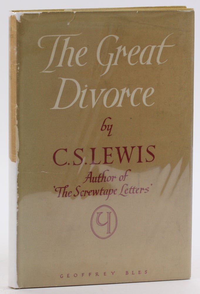 Item #4740 THE GREAT DIVORCE. C. S. Lewis.