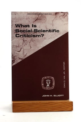 Item #500353 What Is Social-Scientific Criticism? (Guides to Biblical Scholarship New Testament)....