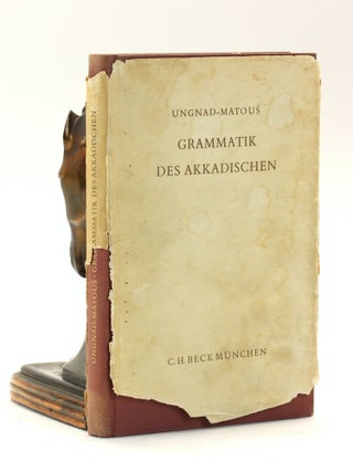 Item #501344 Grammatik Des Akkadischen. Arthur UNGNAD, Lubor Matous, Vollig neubearbeitet