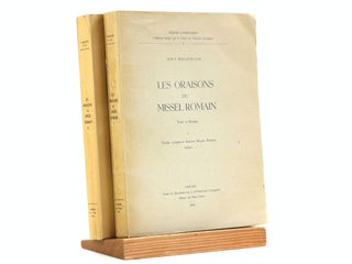 Item #501536 Les Oraisons du Missel Romain (2 Volume Set): Texte et Histoire: I. Tabulae...