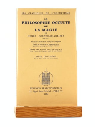 Item #501553 La Philosophie Occulte ou La Magie, Livre IV. Henri Corneille-Agrippa