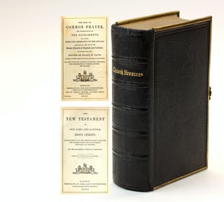 Item #501719 [Fine Binding] THE BOOK OF COMMON PRAYER bount with THE NEW TESTAMENT [Authorised...