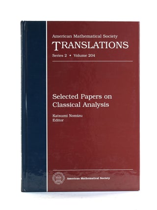 Item #502776 Selected Papers on Classical Analysis (AMERICAN MATHEMATICAL SOCIETY TRANSLATIONS...