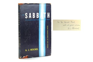 Item #502979 THE SABBATH: Its Meaning for Modern Man. Abraham J. Heschel, Ilya SchoR Ill