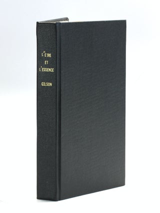 Item #503230 L'Etre et l'Essence. Etienne Gilson