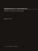 Item #504049 Transmission of Information: a Statistical Theory of Communications. Robert M. Fano