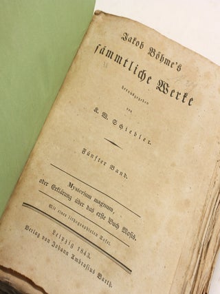 MYSTERIUM MAGNUM; oder, Erklarun uber das erste Buch Mosis. Jacob Bohme's Sammtliche Werke, Funfter Band