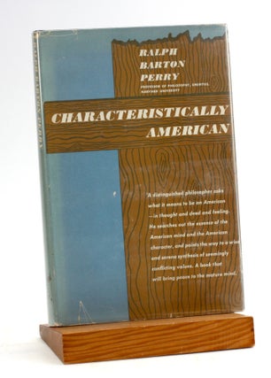 Item #5049 CHARACTERISTICALLY AMERICAN: Five Lectures Delivered on the William W. Cook...
