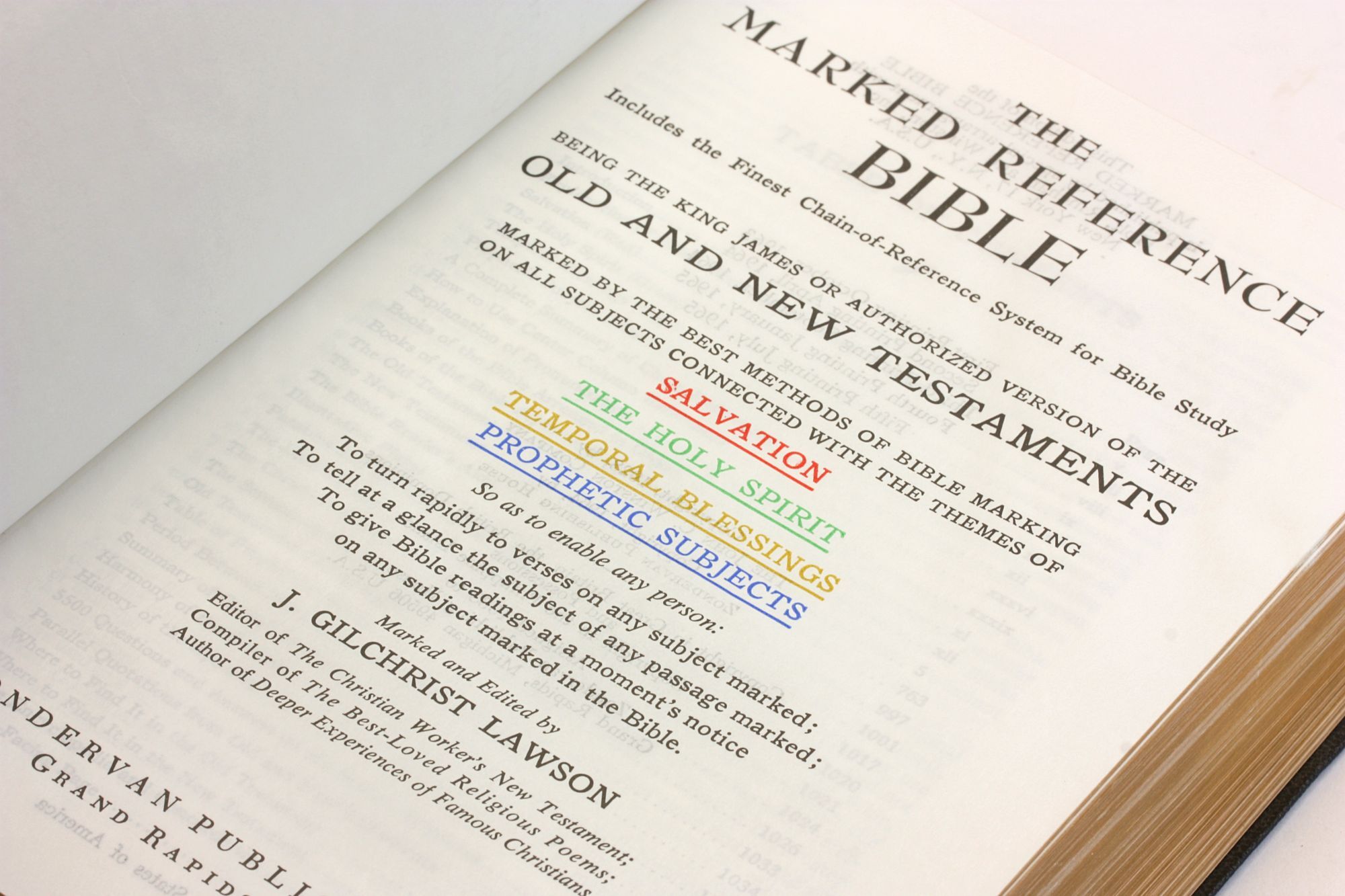 Chain Refrence The Marked Chain-Reference Bible | J. Gilchrist Lawson