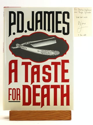Item #505336 Taste for Death. P. D. James, Juli Veee Association