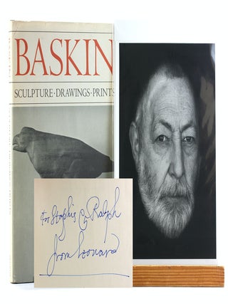 Item #505599 BASKIN: Sculpture, Drawings, Prints [With Original Photo of Baskin by Stathis...