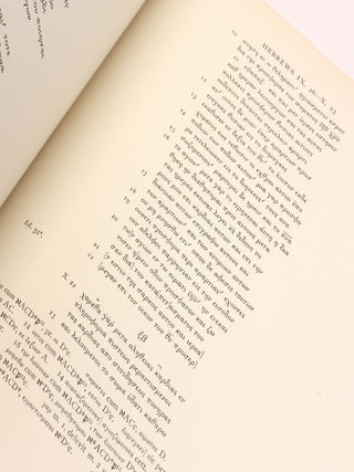 PAULINE EPISTLES. Text. Fasciculus III Supplement. THE CHESTER BEATTY BIBLICAL PAPYRI: Descriptions and Texts of the Twelve Manuscripts on Papyrus of the Greek Bible