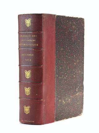 Item #505661 ETYMOLOGISCHES WORTERBUCH DER ROMANISCHEN SPRACHEN. Friedrich Diez, August Scheler