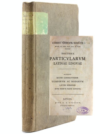 Item #505663 DOCTRINA PARTICULARUM LATINAE LINGUAE: Accedit Ratio Consecutionis Temporum ac...