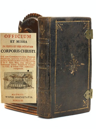 Item #505666 OFFICIUM ET MISSA In Festo et per Octavam Corporis Christi. Catholic Missal, Jesuits