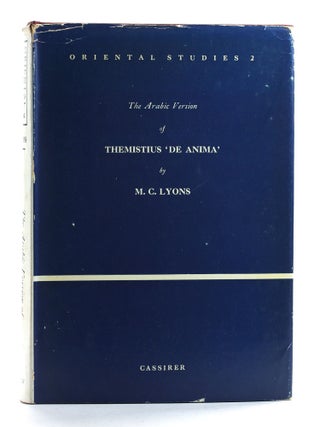Item #506046 AN ARABIC TRANSLATION OF THEMISTIUS COMMENTARY ON ARISTOTELES DE ANIMA [Oriental...
